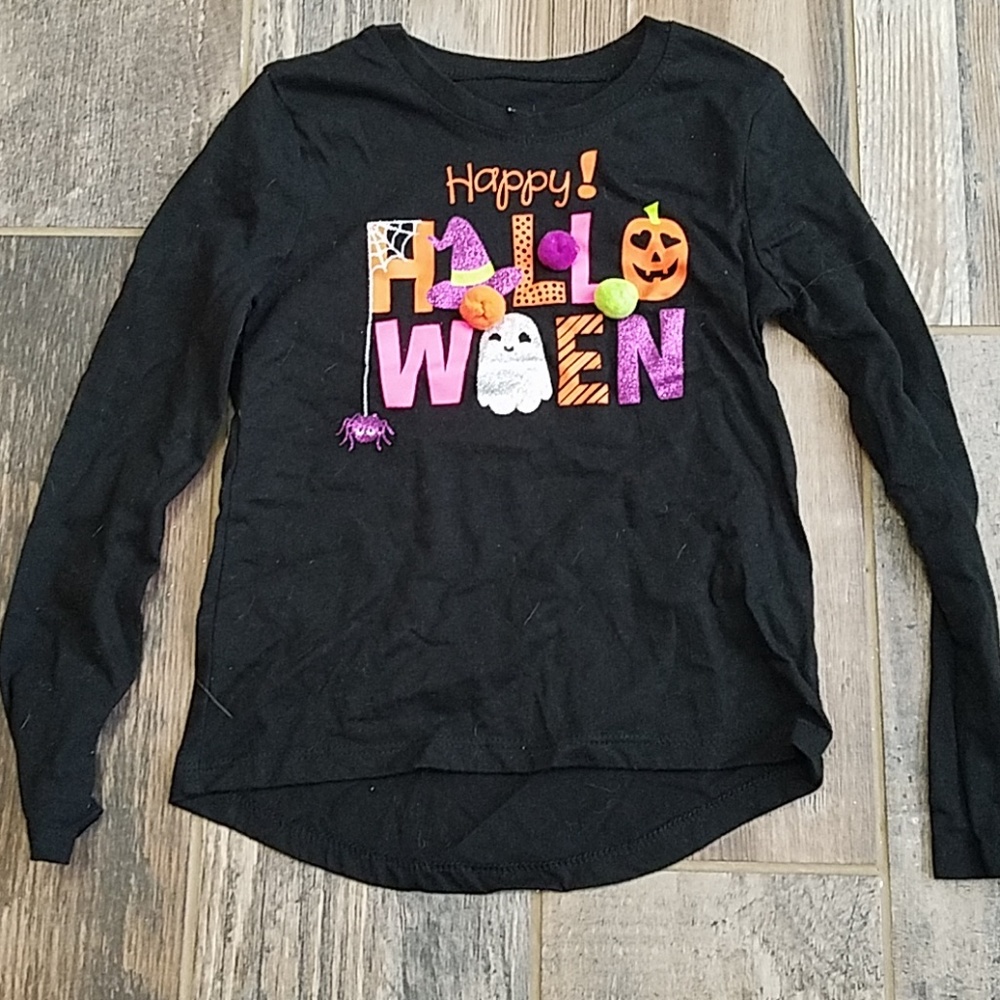 Girl's Size XS Halloween Long Sleeve Shirt